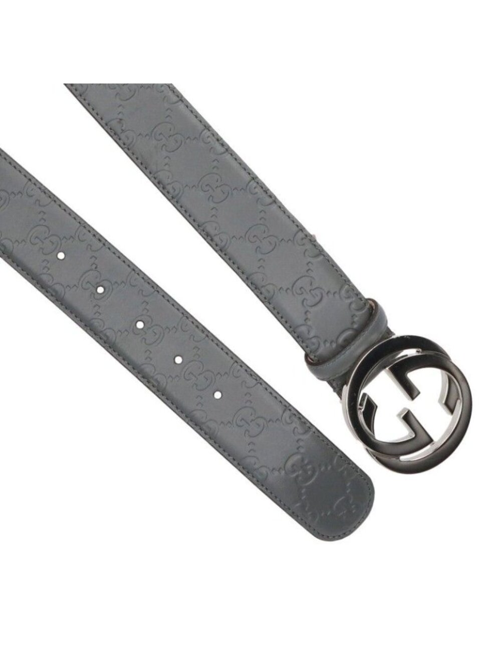 Gucci Interlocking Belt 85 - Picture 3 of 5